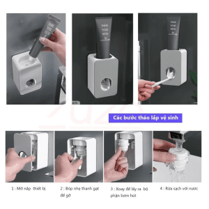 hộp nhả kem đánh răng tự động 