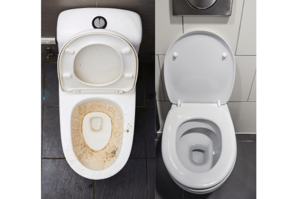 Làm sạch vết ố vàng lâu năm