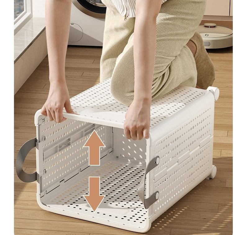 giỏ đựng quần áo có bánh xe