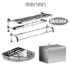 BỘ phụ kiện nhà tắm INOX304